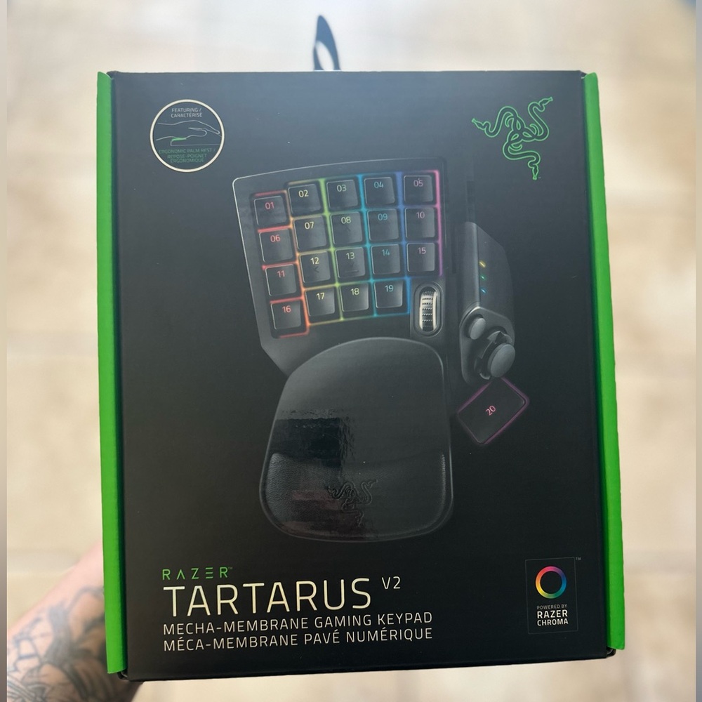Razer Black Gaming Keypad with RGB Lighting